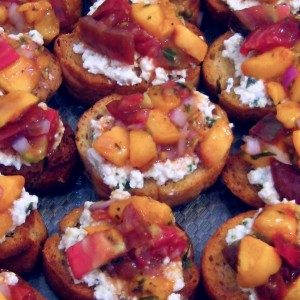 grilled_peach_bruschetta_close Grilled Peach and Tomato Bruschetta